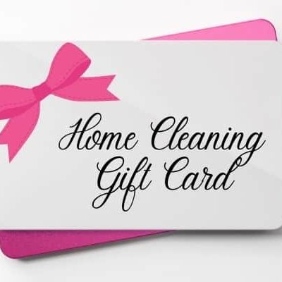 House cleaning gift cards are the perfect gift